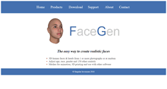 Desktop Screenshot of facegen.com